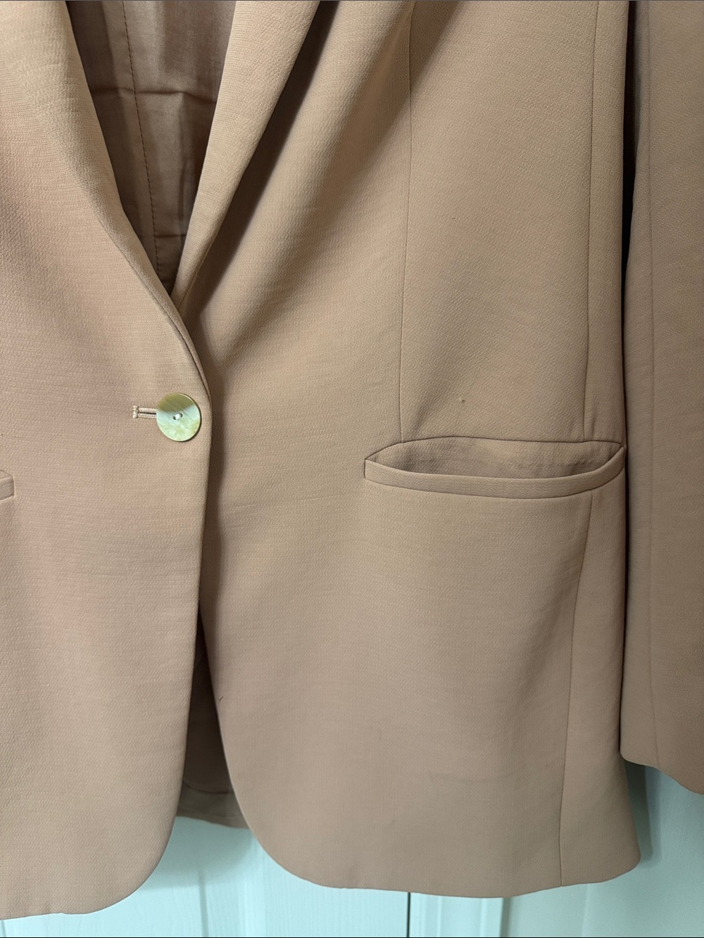 Express Blazer Jacket in Warm Taupe - Picture 3 of 6